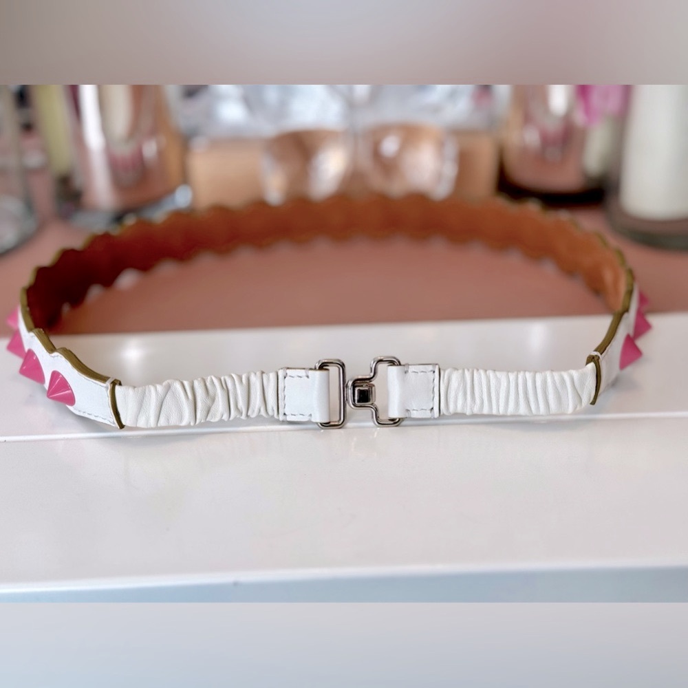 Rare Pink Studded Fendi Belt - Picture 3 of 4